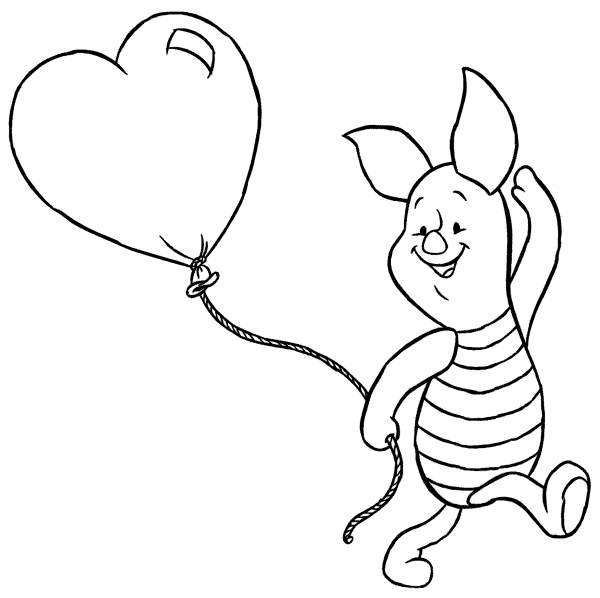 Plansa de colorat cu Winnie de Pooh 43 39